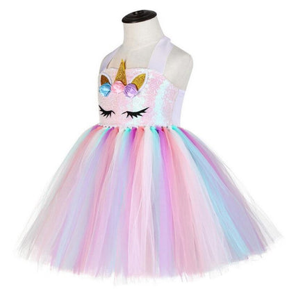 Costume licorne de noël pour filles